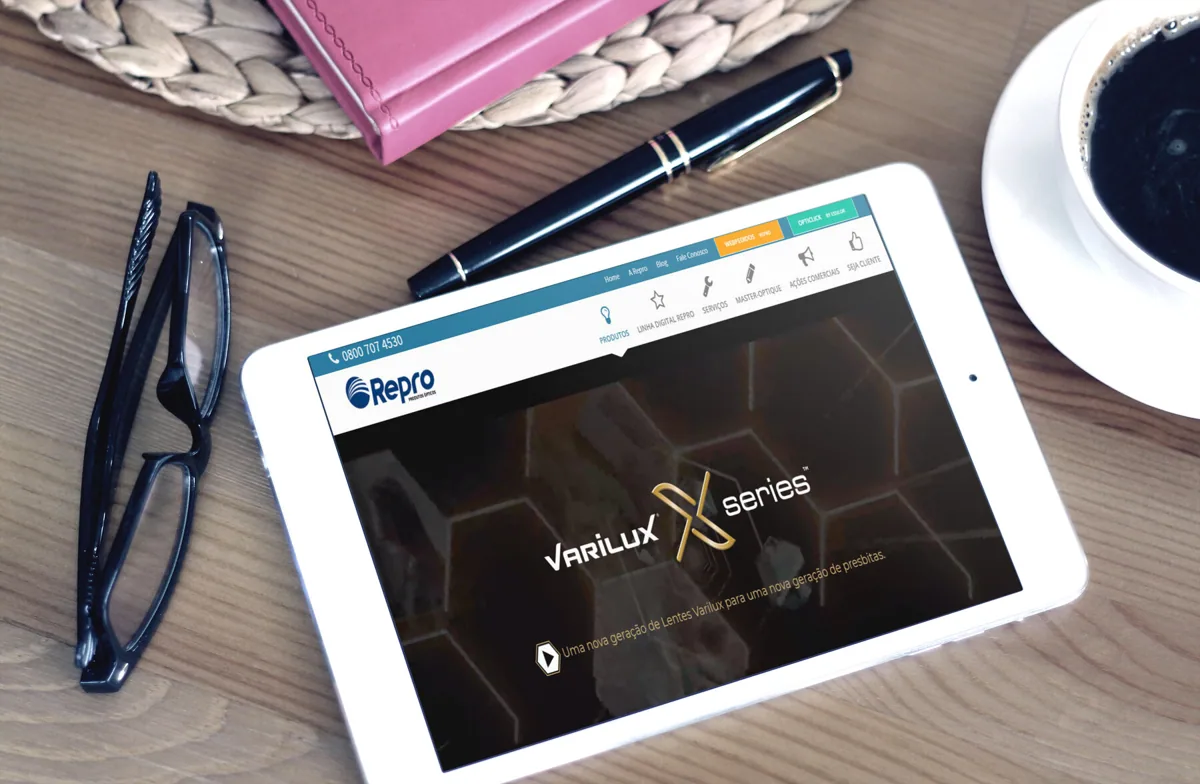Página Varilux X — Essilor
